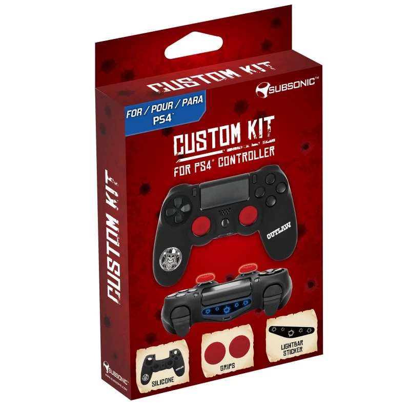 Gamecontroller-Kit SUBSONIC SA5511 für PS4 mit ergonomischem Design und einfacher Installation