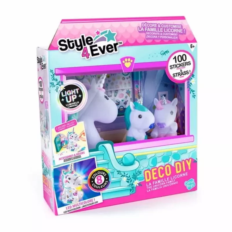 Canal Toys Bastelset Die Einhorn-Familie Leuchtend (OFG287)