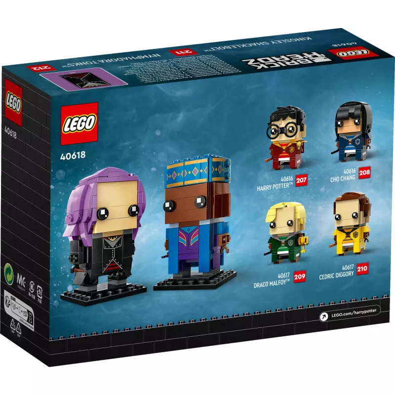 Lego Brickheadz Harry Potter 40618 Kingsley Shacklebolt und Nymphadora Tonks