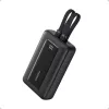 PowerBank 20.000 mAh 30W Kabel C/Lightning 1USB-C 1USB-A Blau