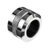 Alphacool Eiszapfen Pro Connector 16mm Hardtube Fitting G1/4, 6er-Pack - chrom