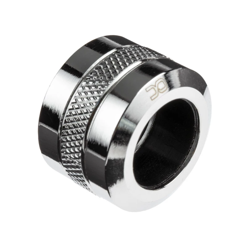 Alphacool Eiszapfen Pro Connector 16mm Hardtube Fitting G1/4, 6er-Pack - chrom