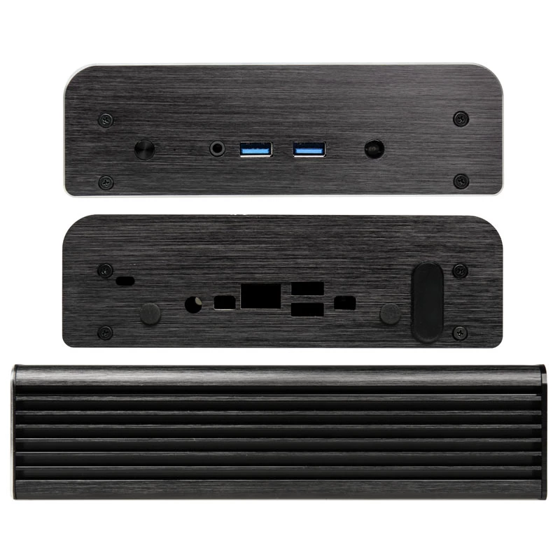Computergehäuse Akasa Newton S UCFF Gehäuse, Intel NUC, schwarz