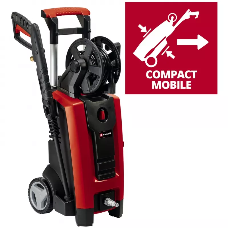 Hochdruckreiniger TE-HP 140 (Rot/Schwarz, 1.900 Watt, 140 bar)