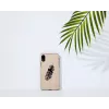 man and wood Smartphone-Hülle für iPhone XR, Indian Schwarz, schützende Hartschale