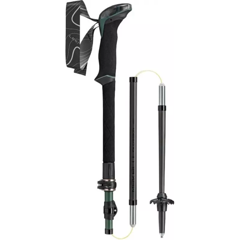 Trekkingstöcke Leki TR Makalu FX verstellbar 110–130 cm, grün