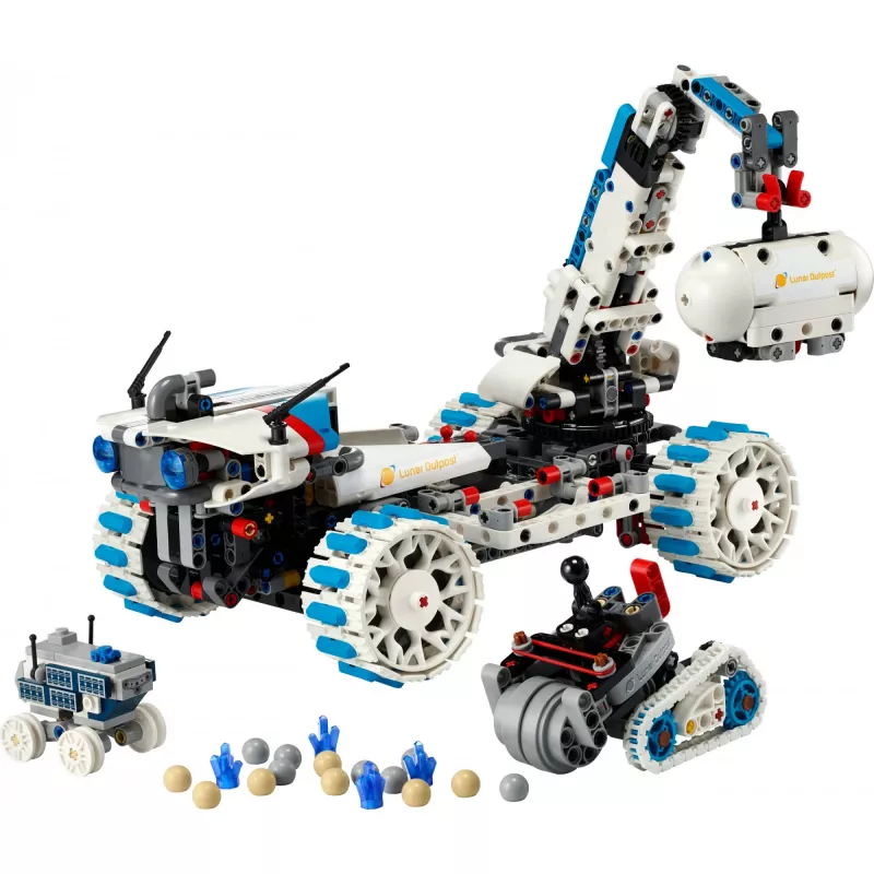 LEGO Technic 42211 Lunar Outpost Moon Rover – Konstruktionsspielzeug, 1082 Teile, modularer Aufbau, 130×310×190 mm