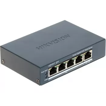 Hikvision DS-3E1505P-EI/M Netzwerk-Switch Managed Gigabit Ethernet (10/100/1000) Power over Ethernet (PoE) Grau