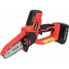 Akku-Kettensäge YATO YT-828135 — 18V Li-Ion 2Ah, 10 cm Schiene, 3200 U/min, 4,8 m/s Kettengeschwindigkeit, 26 Glieder