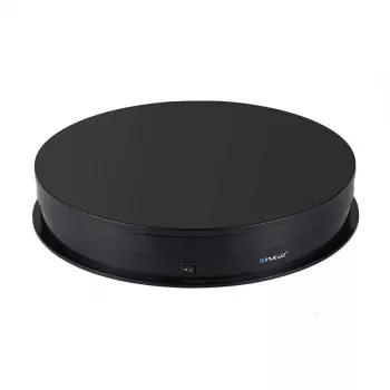 Puluz elektrischer Drehteller PU3049B 30 cm USB Schwarz – motorisierter Präsentationsteller