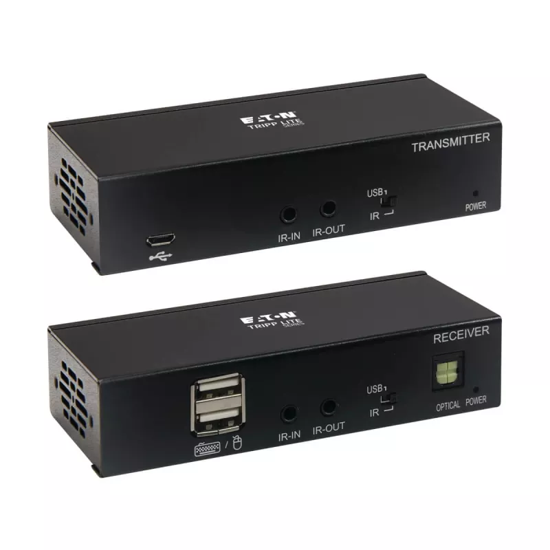 Eaton Tripp Lite Series USB-C auf HDMI über Cat6 Extender-Kit mit KVM-Unterstützung, 4K 60Hz, 4:4:4, Sender/Empfänger, USB, PoC, HDCP 2.2, bis zu 70 m, TAA - Erweiterung für Video