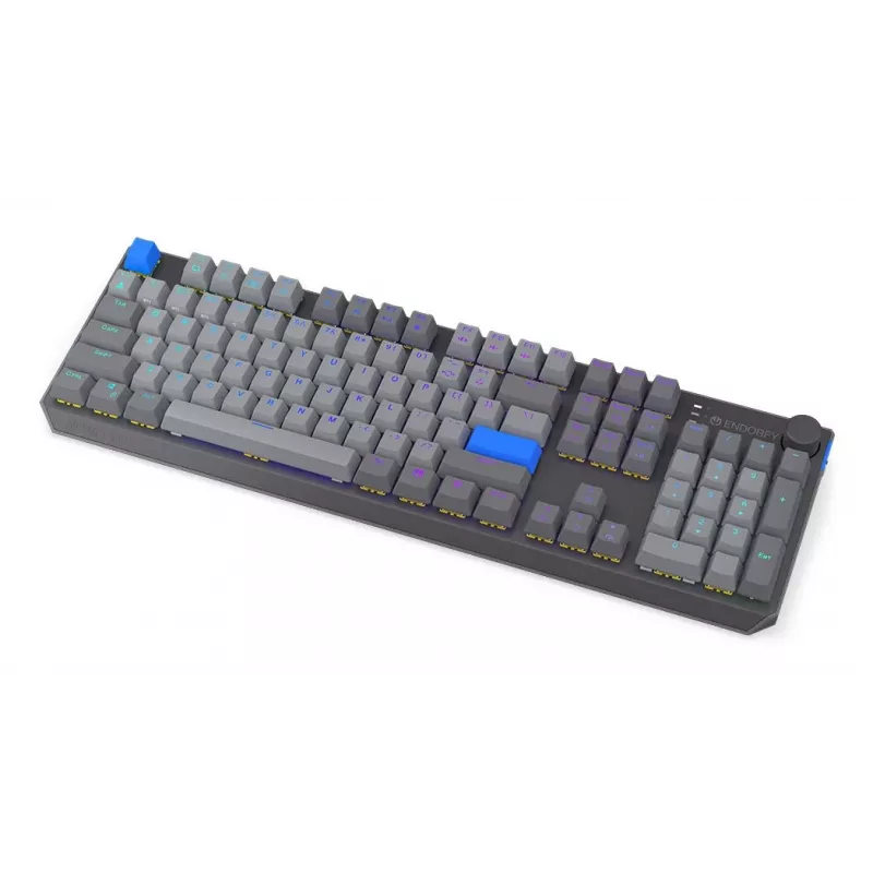Drahtlose Tastatur ENDORFY Thock V2 — ergonomisches Layout, RGB-Beleuchtung, kabellose Verbindung