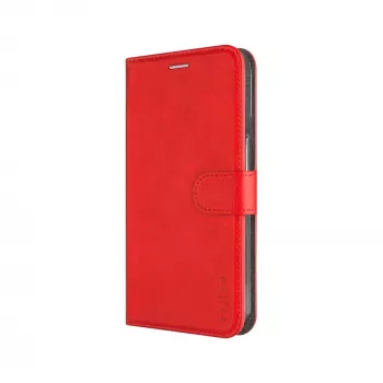 FIXED Leder-Buchetui für Samsung Galaxy A36 5G – rot, Front- und Rückseitenschutz, präzise Aussparungen