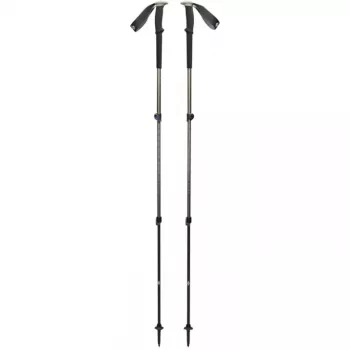 Trekkingstöcke Trail, Fitnessgerät schwarz/olivgrün, 1 Paar, 100–140 cm