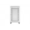 BODENSTEHENDER RACK-SCHRANK 19 27U 800X1000 GRAU PERFORIERTE LCD-TÜR LANBERG (flach PACK)