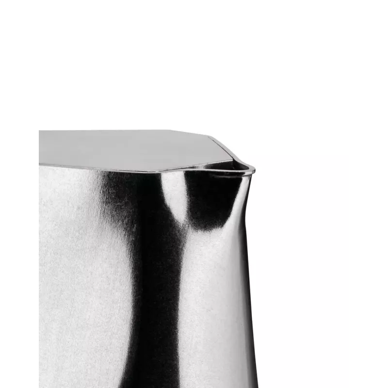 Alessi MT18/3 Espressomaschine Ossidiana, Edelstahl, Alu, 3,5 x 18,5 x 40,5 cm