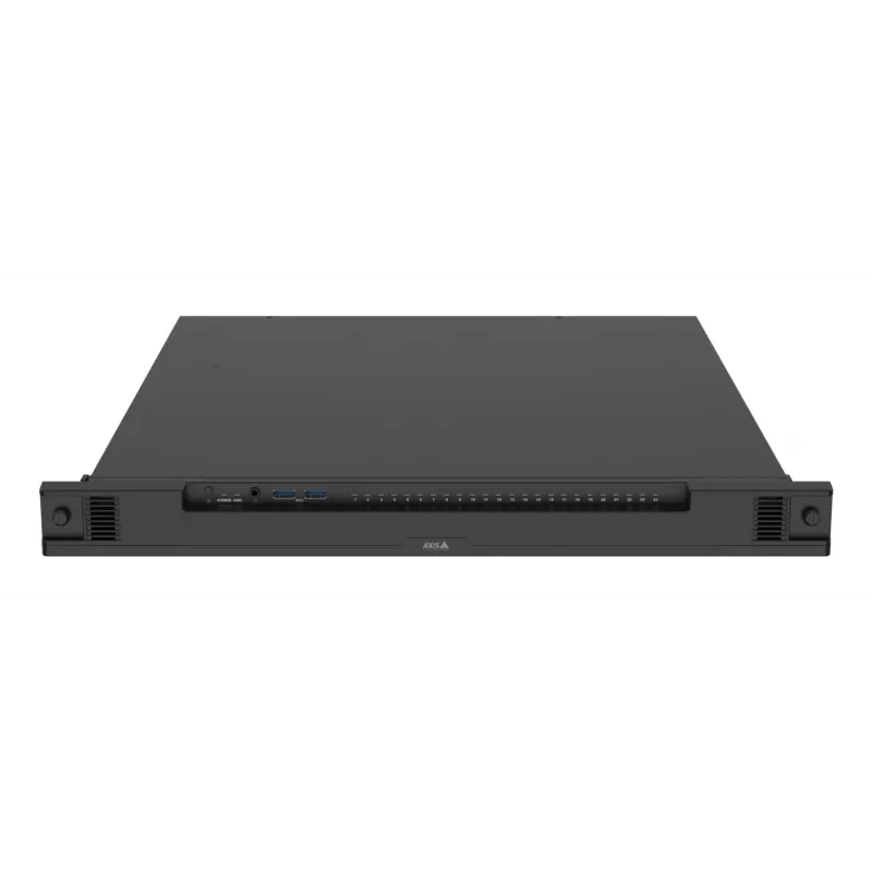 Netzwerk-Videorekorder AXIS S2224 Mk II 24-Kanal, 48-Kanal-Wiedergabe, 7680×4320, 6 TB HDD, 256 GB SSD, RAID 0/1/10, 1U, Schwarz