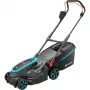 Akku-Rasenmäher PowerMax 37/36V P4A Ready-To-Use Set, 36 Volt (2x18V) (schwarz/grau, 2x Li-Ionen-Akku 4,0Ah, POWER FOR ALL ALLIANCE)