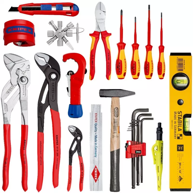 Rucksackmodul Knipex X18 Sanitär Langlebiges Design Kompakte Größe zur Werkzeugaufbewahrung