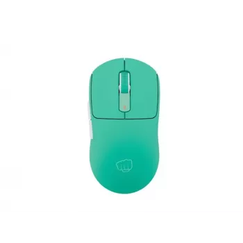 Kabellose Maus Fury Tanto T4 Mintgrün — einstellbare DPI, USB-Empfänger, ergonomisches Design