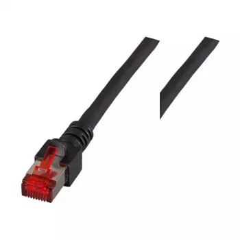 EFB-Elektronik RJ45 Patchkabel Cat.6 S/FTP LSZH schwarz 1,5m