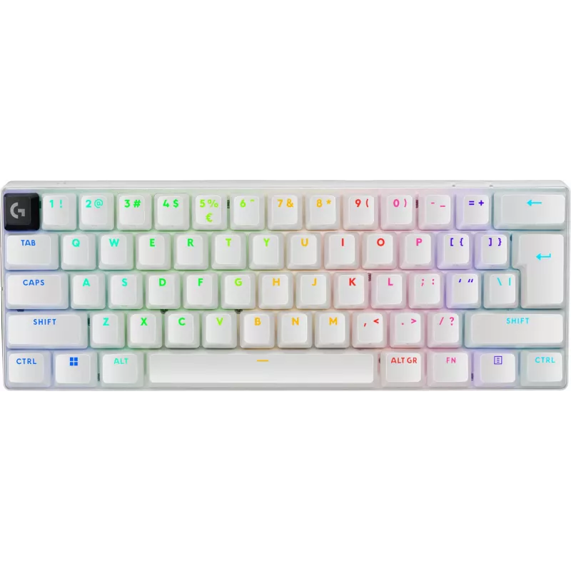 Logitech G PRO X 60 Gaming Tastatur USB RF Wireless Bluetooth QWERTY US International Weiß