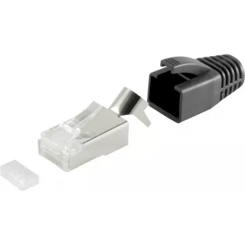 Kabelstecker RJ-45 S/CONN 72067-10S Schwarz Weiß