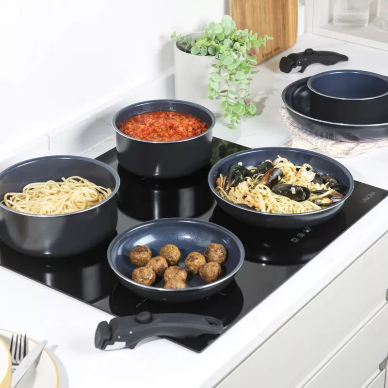 Kochtopf-Set Russell Hobbs RH03321EU7 — 8-teilig, antihaftbeschichtet, spülmaschinengeeignet