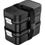 Vakuum-Lunchbox ZWILLING FRESH & SAVE 2 Schwarz 1283232 — kompakter Lebensmittelbehälter, vakuumversiegelbar
