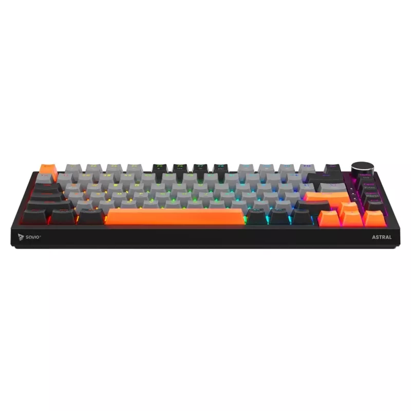 Savio ASTRAL BLACK JADE 3 COLOURS Tastatur Gaming USB QWERTY US International
