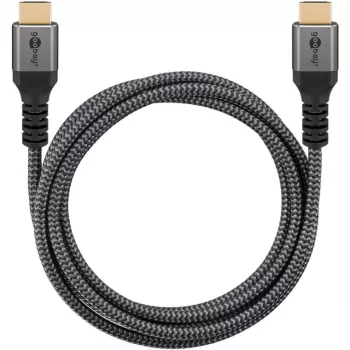 Goobay 64999 HDMI-Kabel 0,5 m HDMI Typ A (Standard) Grau (64999)