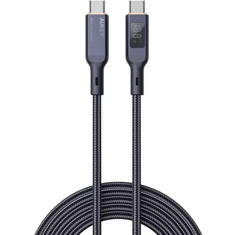 AUKEY CB-MCC102 USB-Kabel 1,8 m USB-C Schwarz 480 Gbit/s