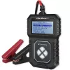 Qoltec Digitaler Batterietester mit LCD | Polnisches Menü | 12V | AGM | GEL | STD | 30-220AH