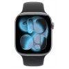 Watch Series 11 GPS+Cellular 46mm Space Graues Aluminiumgehäuse mit schwarzem Sportarmband - M/L