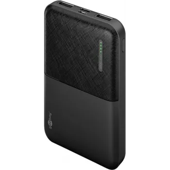 Goobay 64961 Powerbank Lithium Polymer (LiPo) 5000 mAh Schwarz (64961)