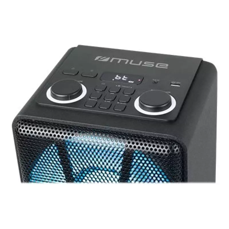 Muse Party Box Lautsprecher M-1805 DJ 150 W Kabellose Verbindung Schwarz Bluetooth