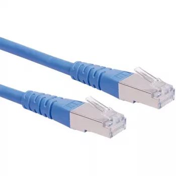 Netzwerkkabel ROLINE S/FTP (PiMF) Patchkabel RJ-45 Cat.6 10,0 m Blau