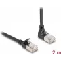Netzwerkkabel DeLOCK RJ45 Cat.6A 2 m Schwarz