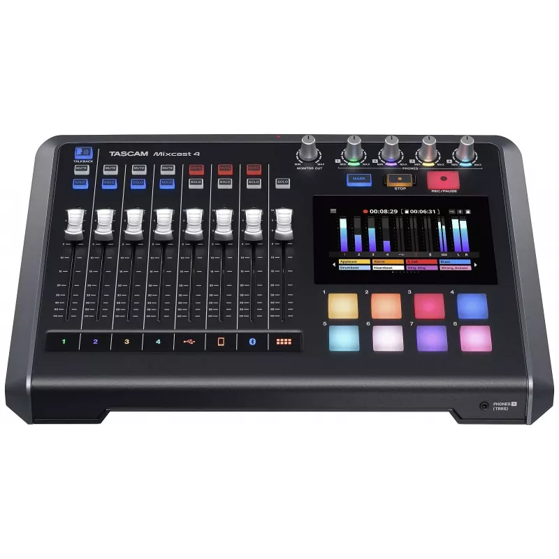 Tascam Mixcast 4 – Mixer für Podcast-Aufnahmen