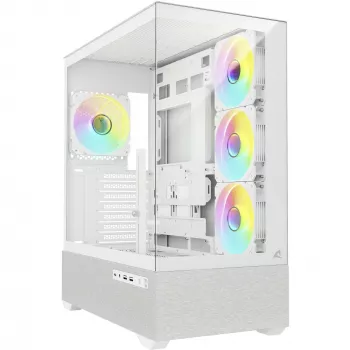 Sharkoon AK7 ARGB ATX Computergehäuse Weiß