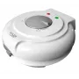 Waffeleisen Adler AD 3038 – einzelne runde Waffel, 1500 W, einstellbarer Thermostat, Antihaft-Platten, grau/weiß