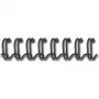 Fellowes - Bindedraht - 10 mm - 297 mm - 34 Ringe - A4 (210 x 297 mm) - 80 Blatt - Schwarz - 100 Stück. (53265)