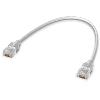 Ubiquiti UACC-Cable-Patch-EL-0.15M-W Netzwerkkabel Translucent, Weiß Cat6