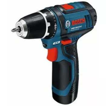Bosch GSR 10,8-2-LI Professional Keyless Schwarz, Blau, Rot