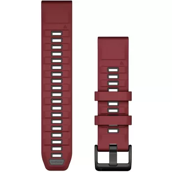 Band Garmin QuickFit 010-13392-06 Graphit Rot