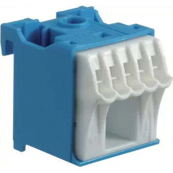 Hager KN06N Blau - Weiß Verbindungsblock (KN06N)
