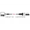 Serielles Kabel DeLOCK 63908 Schwarz 0,15 m DB-9