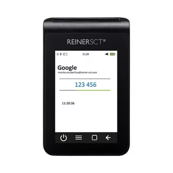 Kartenleser ReinerSCT tanJack deluxe Schwarz TFT, Modell 2708200-000, Gewicht 220 kg
