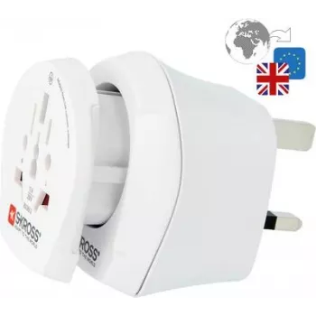 Skross 1.500231-E Reiseadapter CO W auf UK2 (1.500231-E)