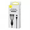 USB-Kabel Baseus CASS030101 1,2 m USB-A/USB-C USB-C/Micro-USB-B/Lightning Schwarz
